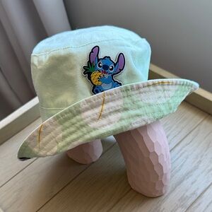 ZARA Green Bucket Hat with Stitch Patch